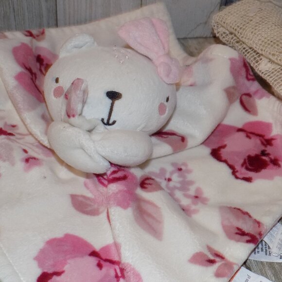 MORDERN MOMENTS BEAR ROSES LOVEY SO SOFT - Picture 1 of 8